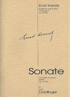 Sonate fis-Moll op. 3 