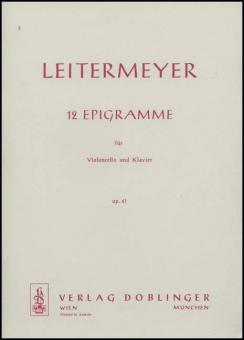 12 Epigramme op. 41 