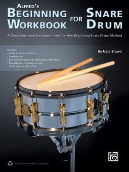Alfred's Beginning Workbook for Snare Drum 