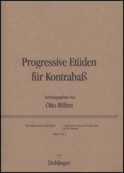 Progressive Etüden für Kontrabass Heft 2 