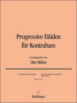 Progressive Etüden für Kontrabass Heft 5 