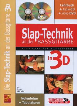 Die Slap-Technik an der Bassgitarre in 3D 