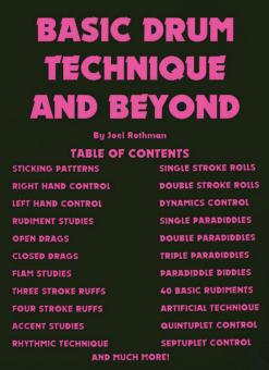 Basic Drum Technique and Beyond 