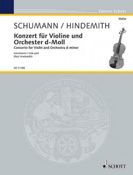 Konzert für Violine und Orchester d-Moll WoO 1 Standard