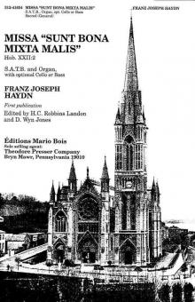 Missa Sunt Bona Mixta Malis - Hob. XXII: 2 