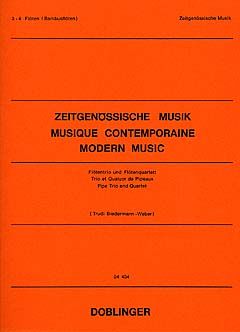 Zeitgenössische Musik aus Europa für 3-4 Blockflöten (SAB) 
