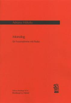 Monolog für Frauenstimme mit Pauke 