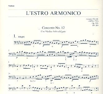 L'Estro Armonico op. 3/12 RV 265 