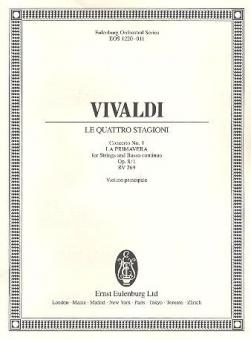 Concerto Nr. 1 E-dur 'Der Frühling' op. 8/1 RV 269 