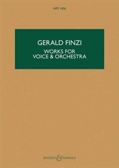 Works for Voice and Orchestra 