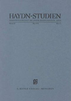 Haydn-Studien 4 Heft 1 (Mai 1976) 