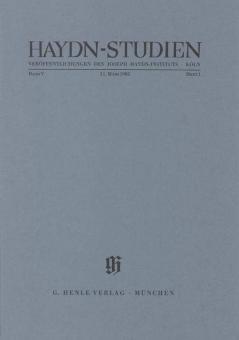 Haydn-Studien 5 Heft 1 (März 1982.) 