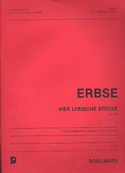 4 Iyrische Stücke Op. 39d 