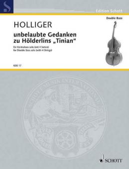 unbelaubte Gedanken zu Hölderlins Tinian Standard