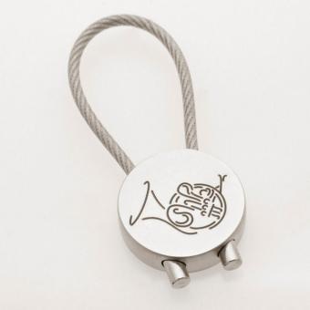 Schlüsselanhänger Waldhorn (rund) 