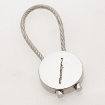 Schlüsselanhänger Fagott (rund) 