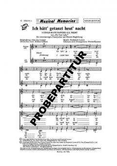 Ich hätt' getanzt heut nacht 