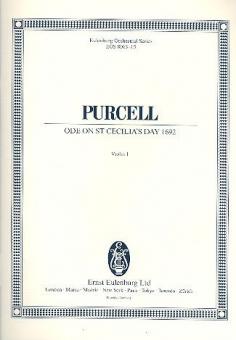 Ode on St. Cecilia's Day 1692 Z 328 