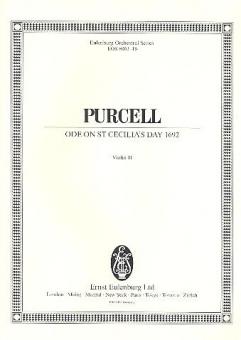 Ode on St. Cecilia's Day 1692 Z 328 