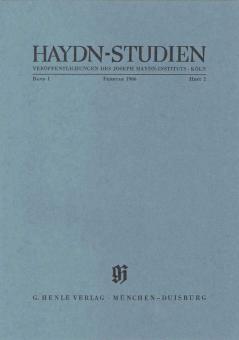 Haydn-Studien 1 Heft 2 (Februar 1966) 