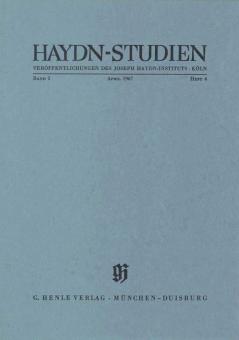 Haydn-Studien 1 Heft 4 (April 1967) 