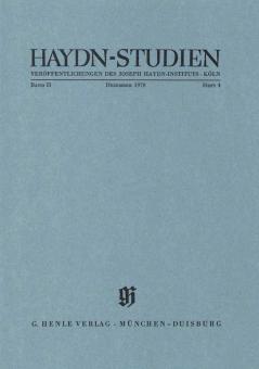 Haydn-Studien 2 Heft 4 (Dezember 1970) 