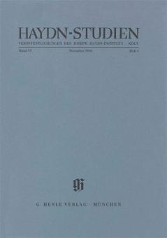 Haydn-Studien 6 Heft 4 (November 1994) 