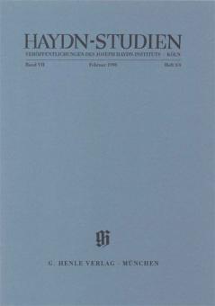 Haydn-Studien 7 Heft 3/4 (Februar 1998) 