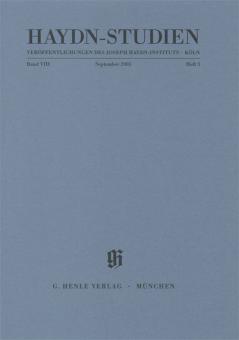 Haydn-Studien 8 Heft 3 