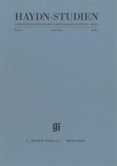 Haydn Studien 10 Heft 1 