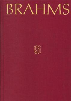 Brahms Werkverzeichnis 