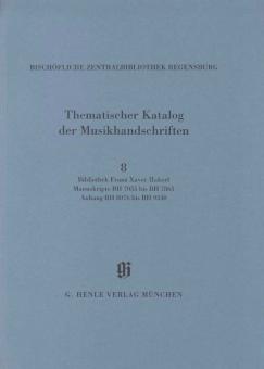 Bibliothek Franz Xaver Haberl Manuskripte BH 7055 bis BH 7865 