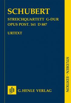 Streichquartett G-dur op. post. 161 D 887 