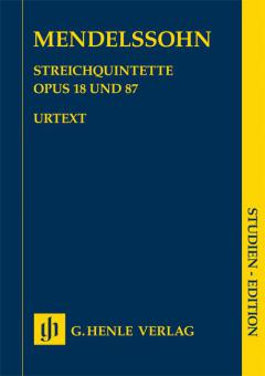 Streichquintette op. 18 und 87 