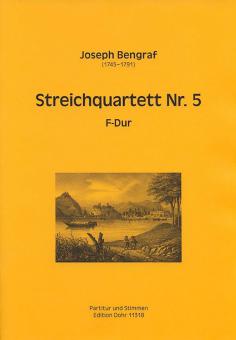 Streichquartett Nr. 5 F-Dur 