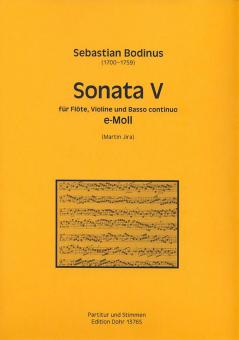 Sonata V e-Moll 
