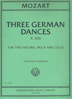 Three German Dances k.605 
