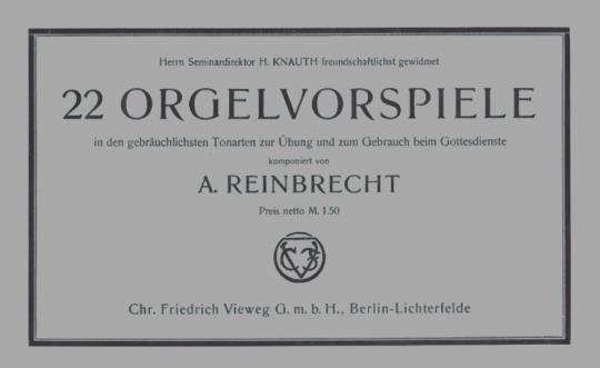 22 Orgelvorspiele 