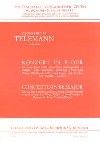 Konzert B-dur TWV 52: B1 