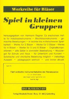 Fünf einfache Sätze der Renaissance 