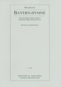 Bayern-Hymne für Blechbläserquartett/-quintett 