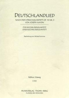 Deutschlandlied für Blechbläserquartett/-quintett 