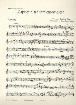 Capriccio für Streichorchester 