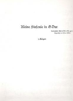 Kleine Sinfonie op. 1 Nr. 6 