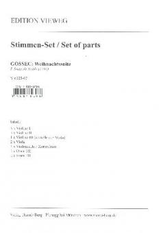 Weihnachtssuite - I. Suite des Noels 