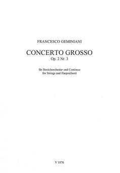 Concerto grosso op. 2 Nr. 3 