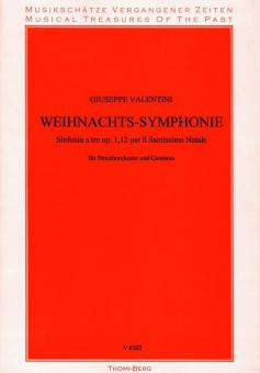 Weihnachts-Symphonie - Sinfonia a 3 per il Santissimo Natale op. 1,12 