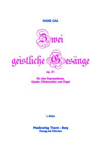 Zwei geistliche Gesänge 