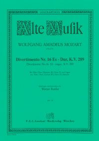 Divertimento Nr. 16 Es-Dur KV 289 
