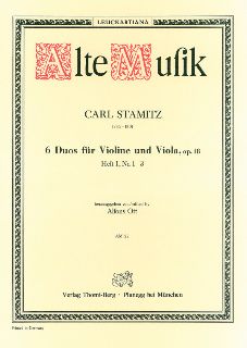 Sechs Duos, Heft I (Nr. 1-3) 